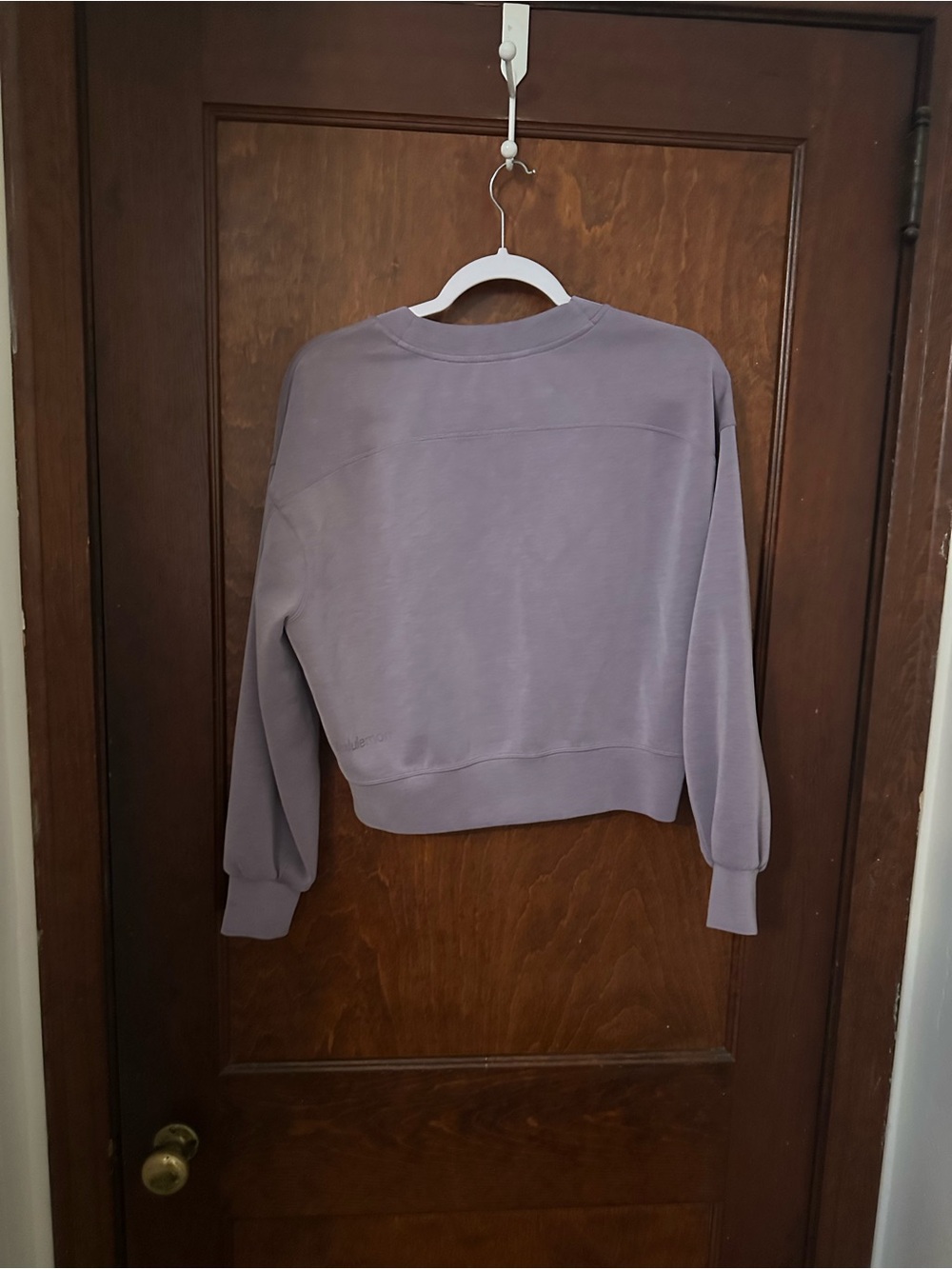 Lululemon Perfectly Oversized Cropped Crew Softstreme - Picture 3 of 3